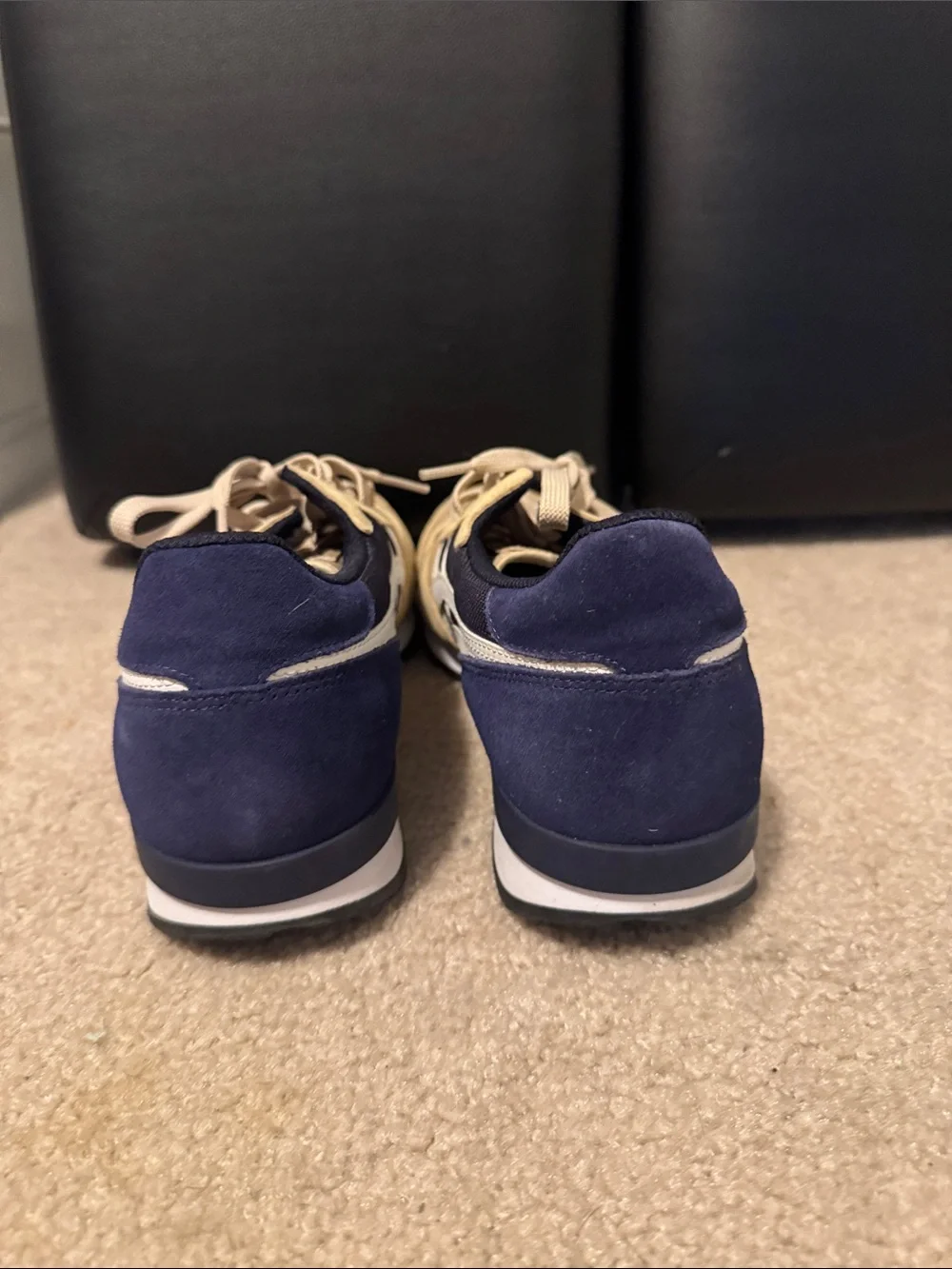 Onitsuka Tiger by Asics Beige and Navy Sneakers - Picture 4 of 5